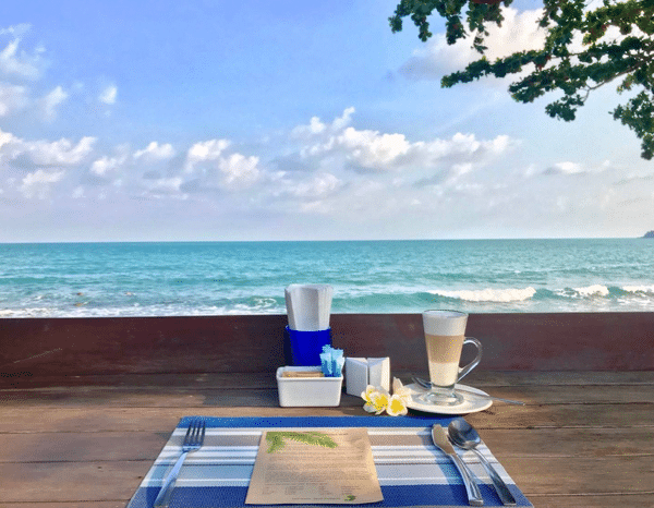 Outrigger Koh Samui Beach Resort Coconut news at breakfast