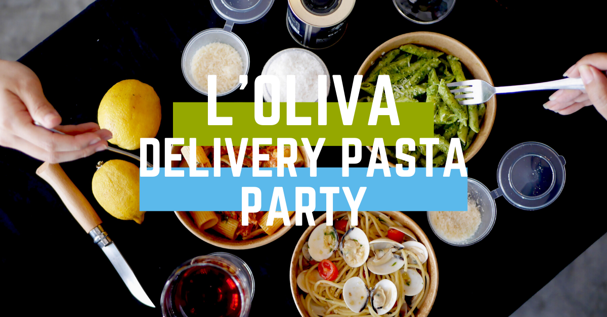Delivery Pasta Party Blog Banner