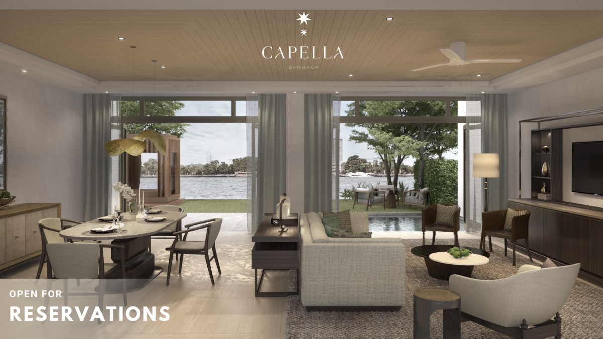 Capella Bangkok open for reservations