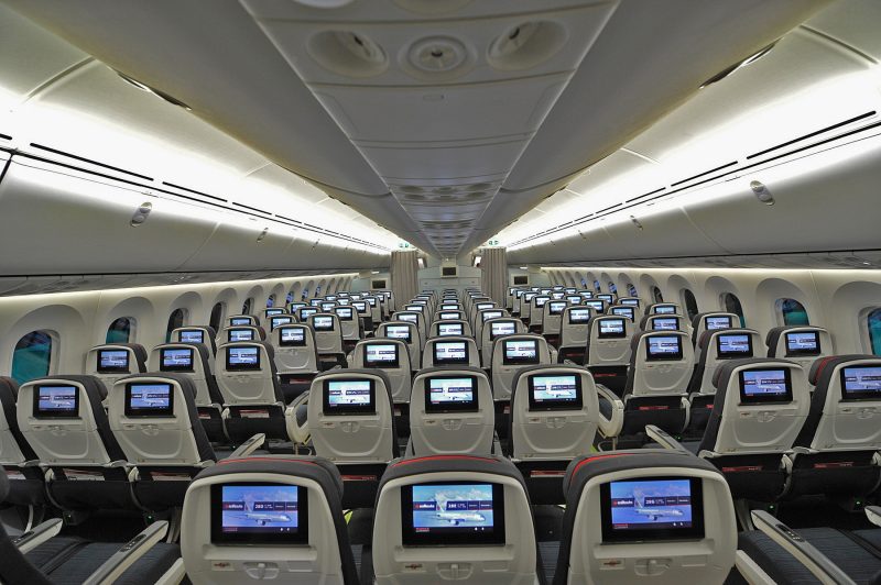 Air Canada B787 Economy Class