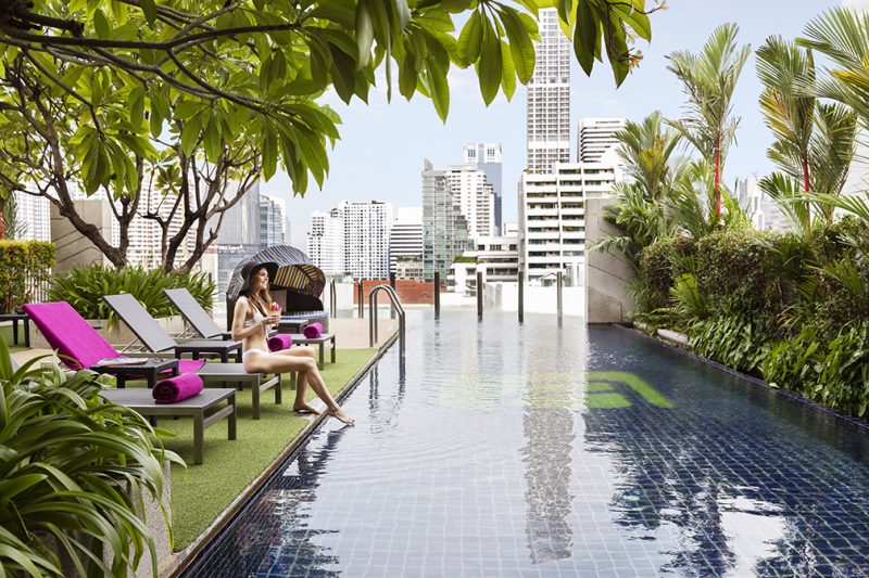 Aloft Bangkok Splash pool