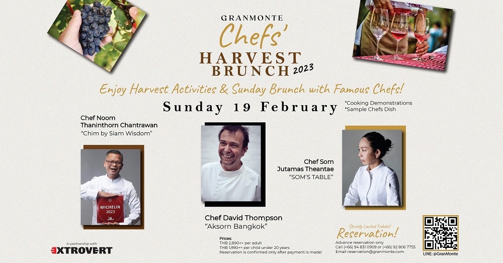 Chefs’ Sunday Harvest Brunch at GranMonte Vineyard and Winery 2023